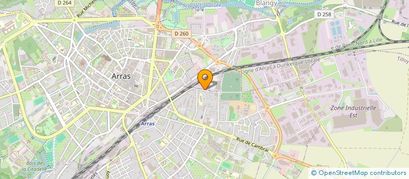 localisation de l'entreprise JULIEN DECAMPS  SAINT-LAURENT-BLANGY