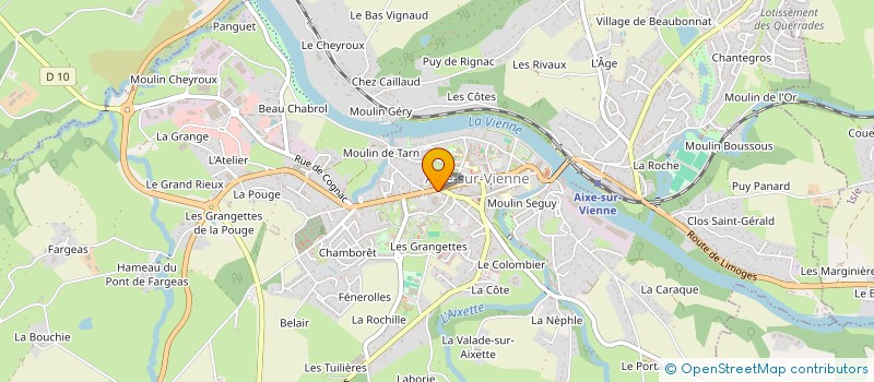 localisation de l'entreprise JULIEN DELURET à AIXE-SUR-VIENNE