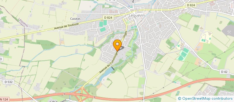 localisation de l'entreprise JULIEN DULAU  LEGUEVIN