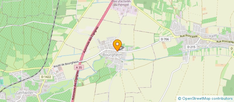 localisation de l'entreprise JULIEN DUPONT  BOURGHEIM