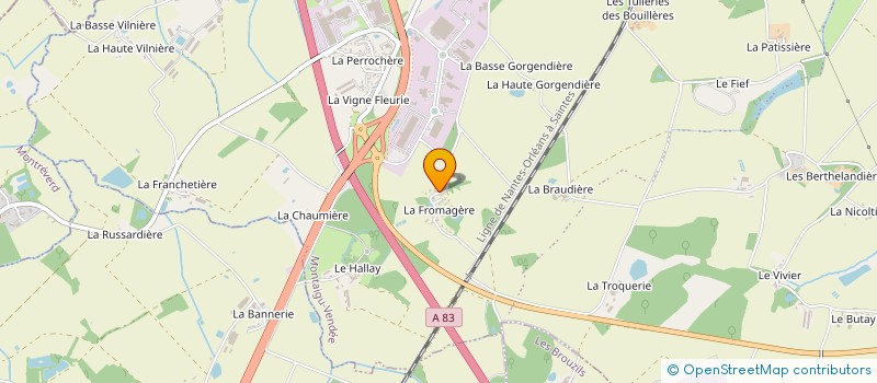 localisation de l'entreprise JULIEN DUPONT TREUTLEIN à MONTAIGU-VENDEE