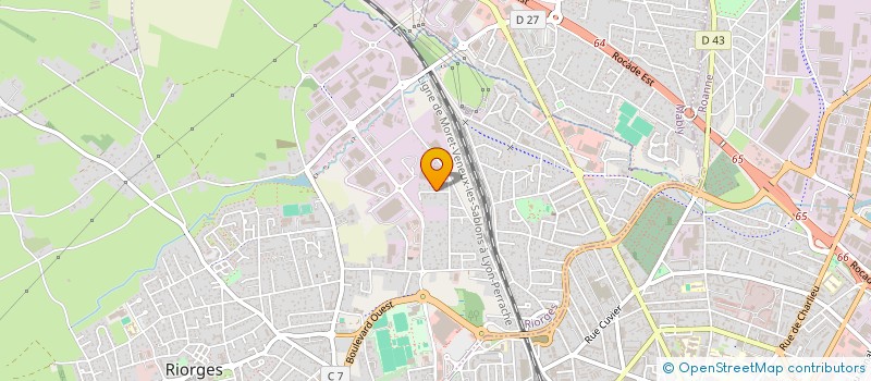 localisation de l'entreprise JULIEN EBENISTERIE à RIORGES