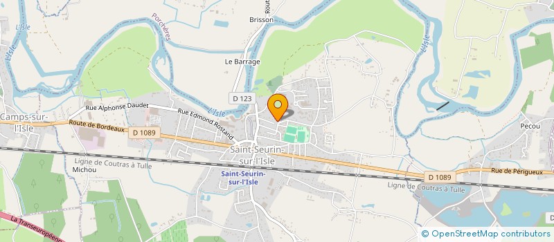 localisation de l'entreprise JULIEN ET FILS  SAINT-SEURIN-SUR-L'ISLE