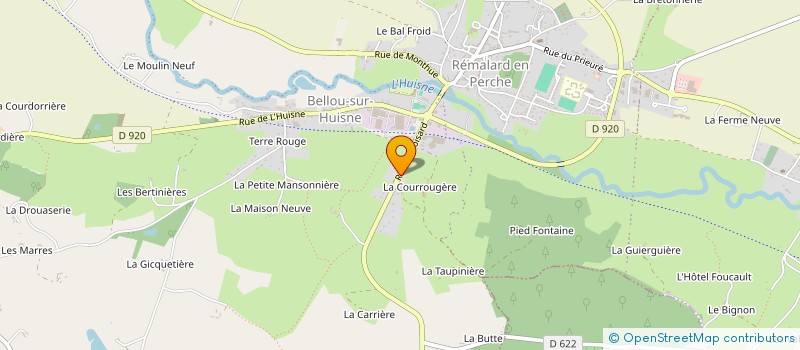 localisation de l'entreprise JULIEN ET LEGAULT SERVICES à REMALARD-EN-PERCHE