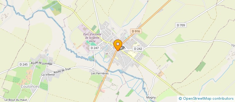 localisation de l'entreprise JULIEN ET MARGUERITTE  GOUFFERN EN AUGE