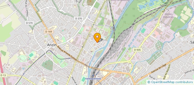 localisation de l'entreprise JULIEN ET SABRINA à VALENCIENNES