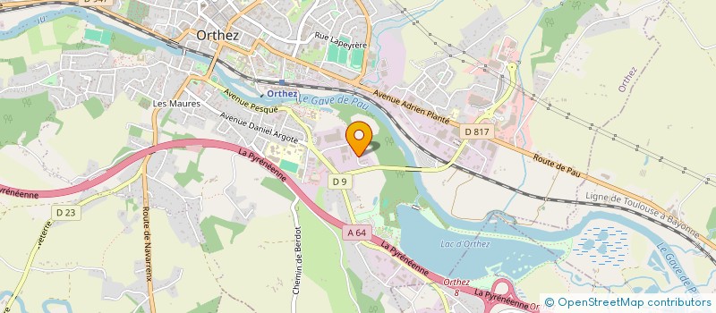 localisation de l'entreprise JULIEN FLEURY  ORTHEZ