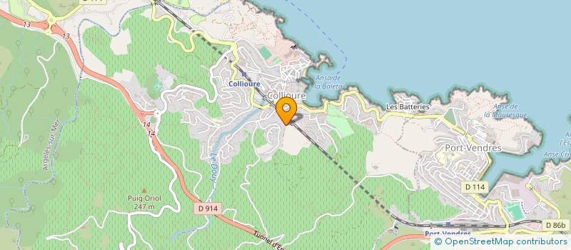 localisation de l'entreprise JULIEN G  COLLIOURE