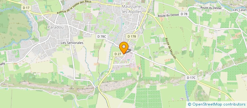 localisation de l'entreprise JULIEN GAL ETUDES ET CONSEILS  MAUSSANE-LES-ALPILLES