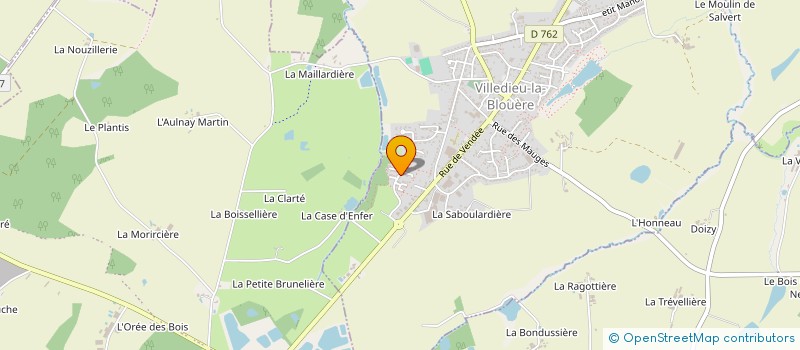localisation de l'entreprise JULIEN GAUTHIER à BEAUPREAU-EN-MAUGES