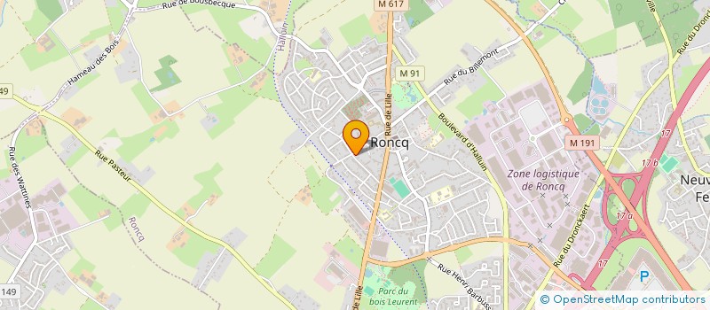 localisation de l'entreprise JULIEN GUARINO CONSULTING à RONCQ