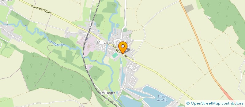 localisation de l'entreprise JULIEN GUEDJ - AME MEDIAS - PHOTOGRAPHIES ET VIDEOGRAPHIES  MILLY-SUR-THERAIN