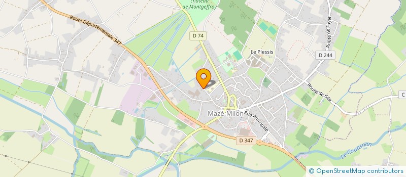 localisation de l'entreprise JULIEN HAINAULT  MAZE-MILON