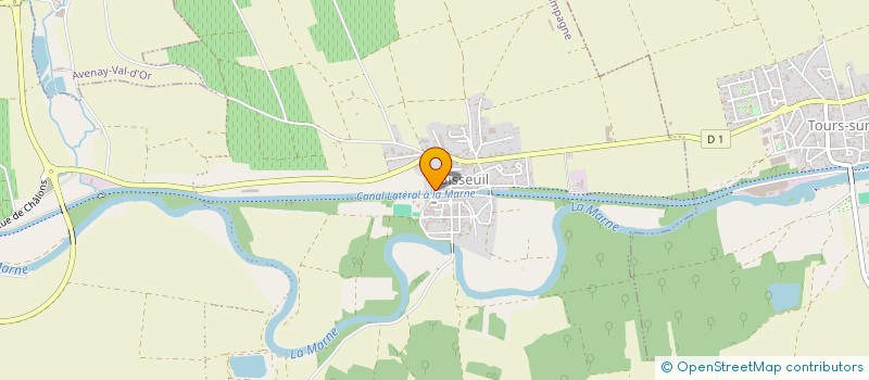 localisation de l'entreprise JULIEN HENIN  AY-CHAMPAGNE