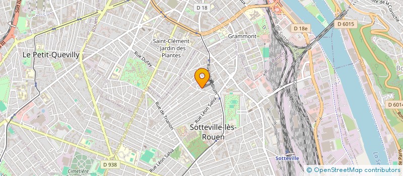 localisation de l'entreprise JULIEN HINET  SOTTEVILLE-LES-ROUEN