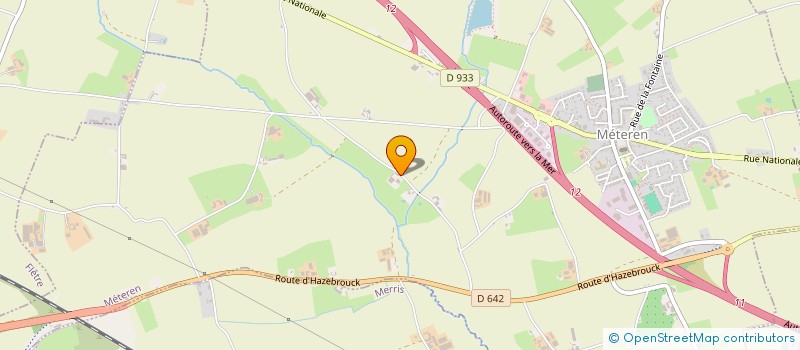 localisation de l'entreprise JULIEN HUYGHE  METEREN