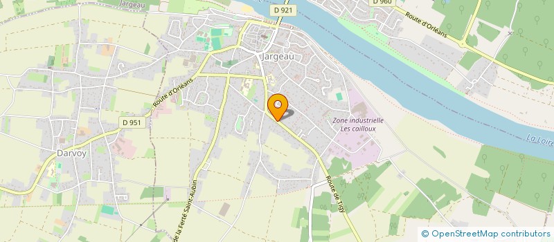 localisation de l'entreprise JULIEN ILLAND COUP DE JU  JARGEAU