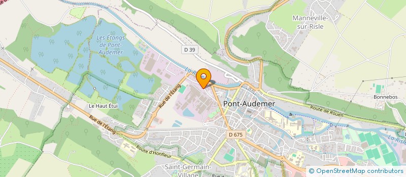 localisation de l'entreprise JULIEN JOURDE STORES à PONT-AUDEMER