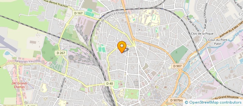 localisation de l'entreprise JULIEN LEAUTE  NEVERS