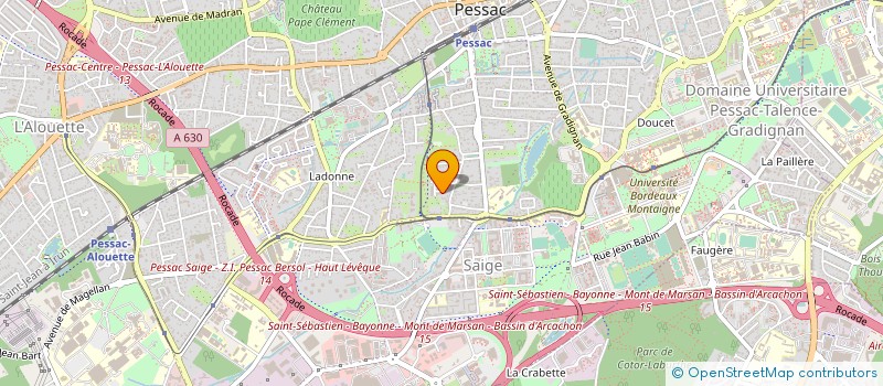 localisation de l'entreprise JULIEN MARTINEZ DESIGN  PESSAC