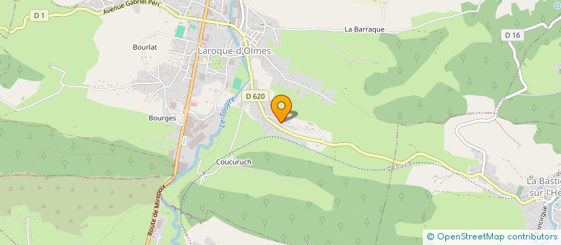 localisation de l'entreprise JULIEN MATEOS à LAROQUE-D'OLMES