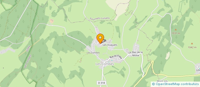 localisation de l'entreprise JULIEN MAZZOTTI à LE BELIEU