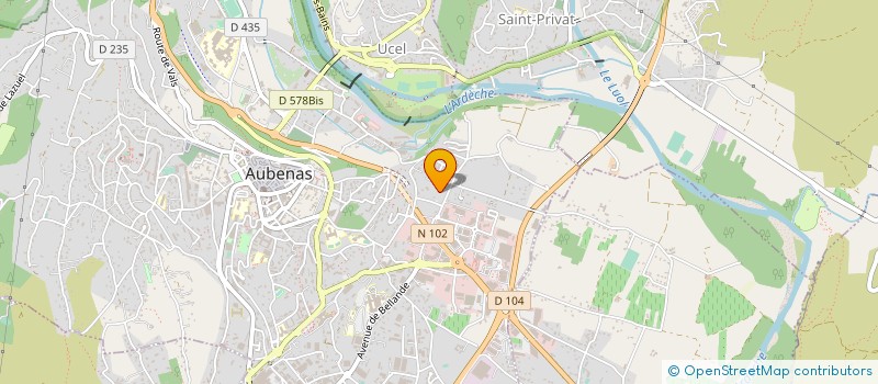 localisation de l'entreprise JULIEN MEDIOLI OPTIQUE à ST ETIENNE DE FONTBELLON