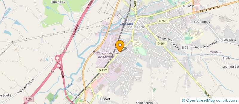localisation de l'entreprise JULIEN MOGNETTI ET GALHIANE CROUZET, OFFICE NOTARIAL DU QUERCY CAUSSADAIS  CAUSSADE