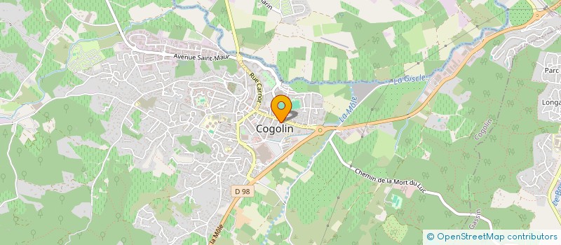 localisation de l'entreprise JULIEN MONTAUD ARCHITECTURE  COGOLIN