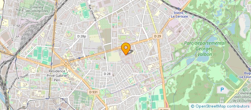 localisation de l'entreprise JULIEN MORA  STAINS