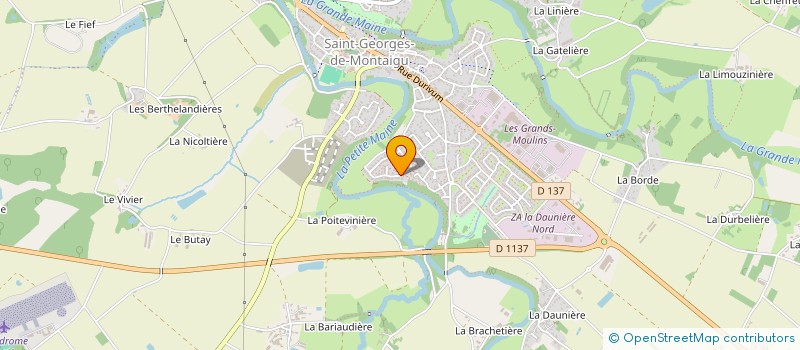 localisation de l'entreprise JULIEN MOREAU à MONTAIGU-VENDEE