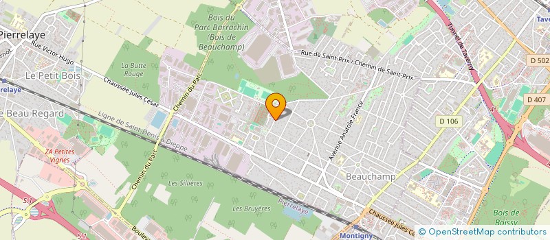 localisation de l'entreprise JULIEN MOREAU  BEAUCHAMP