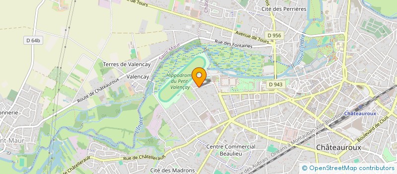 localisation de l'entreprise JULIEN PARIS à CHATEAUROUX