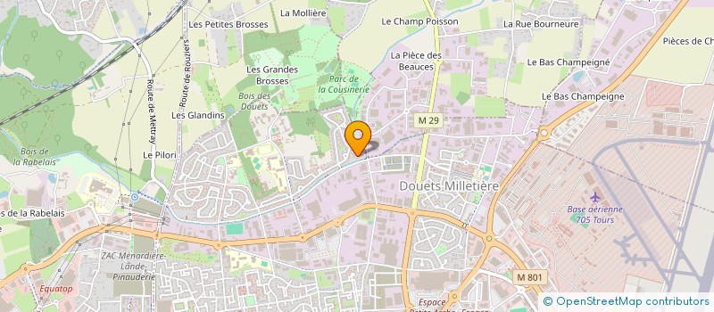 localisation de l'entreprise JULIEN PRESTATIONS BOIS  TOURS