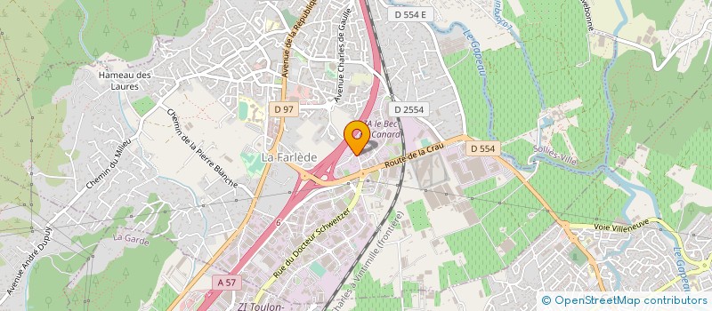 localisation de l'entreprise JULIEN PRIVE  LA FARLEDE