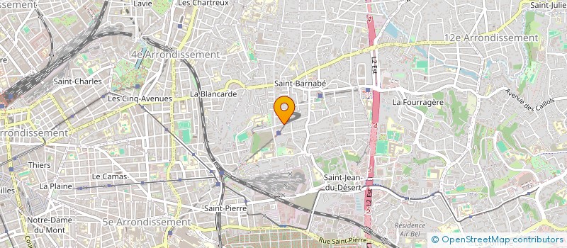 localisation de l'entreprise JULIEN RAVIER CONSEIL  MARSEILLE