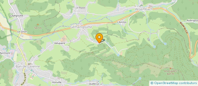 localisation de l'entreprise JULIEN THONNELIER  GEMAINGOUTTE