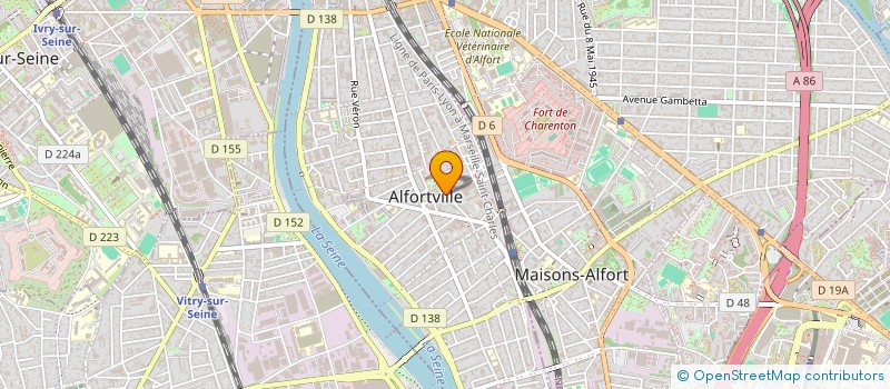 localisation de l'entreprise JULIEN VACHER CONSEIL à ALFORTVILLE