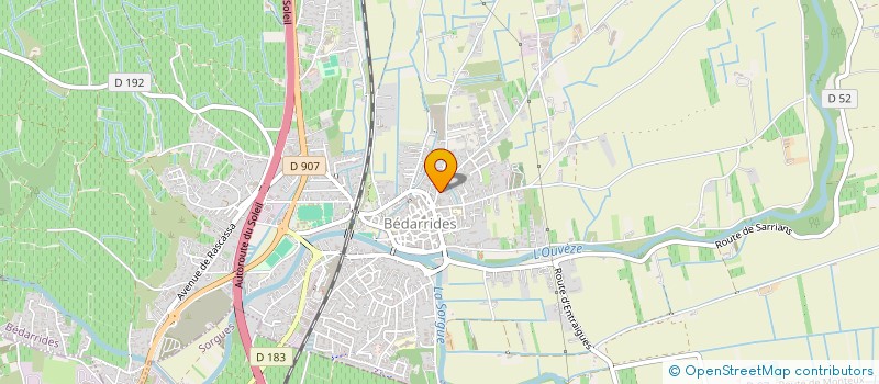 localisation de l'entreprise JULIEN VAUTE  BEDARRIDES