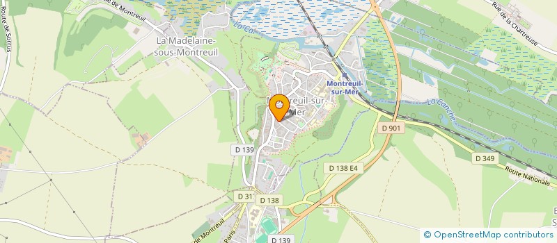 localisation de l'entreprise JULIEN VILLALON-INGENIERIE FONCIERE  MONTREUIL-SUR-MER