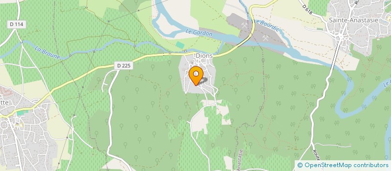 localisation de l'entreprise JULIEN VIRE - FROID ENERGIES  DIONS