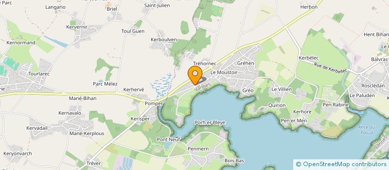 localisation de l'entreprise JULIENCOUDERT.COM à LA FORET-FOUESNANT