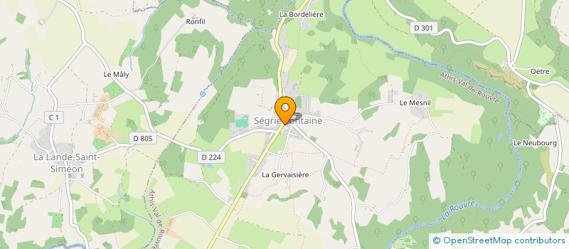 localisation de l'entreprise JULIENNE DUPONT à LANDISACQ