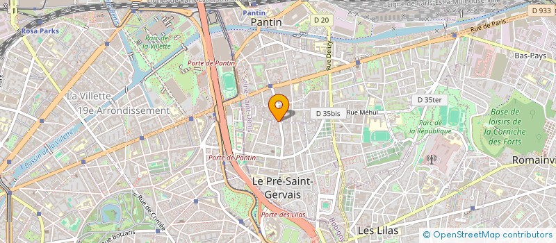 localisation de l'entreprise JULIENNE PRE-SAINT-GERVAIS  LE PRE-SAINT-GERVAIS