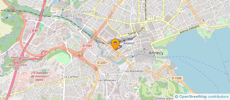 localisation de l'entreprise JULIENSTORE  ANNECY