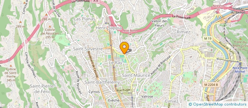 localisation de l'entreprise JULIEP à NICE