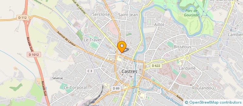 localisation de l'entreprise JULIER ET FILS à CASTRES