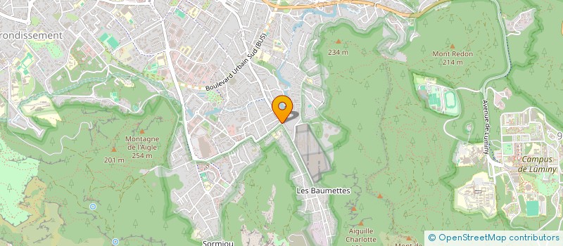 localisation de l'entreprise JULIET ALPHA  MARSEILLE 9EME