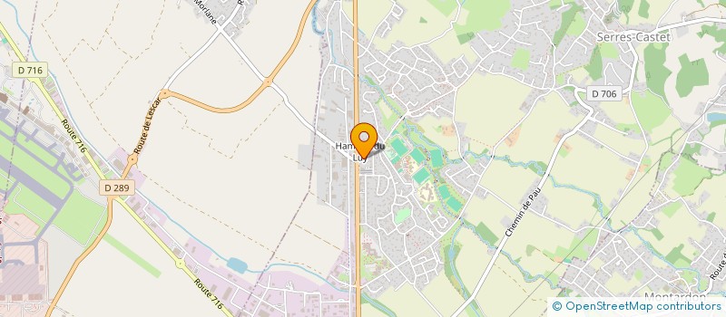 localisation de l'entreprise JULIET ALPHA  SERRES-CASTET