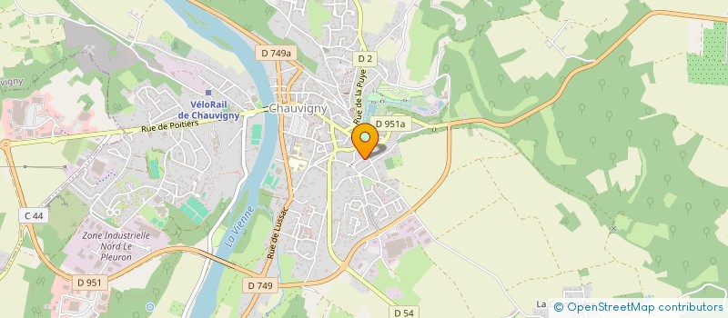 localisation de l'entreprise JULIETHONY  CHAUVIGNY